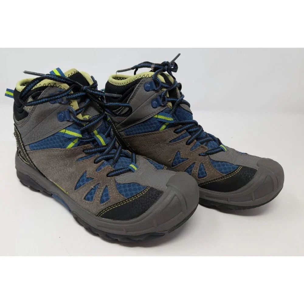 Merrell Capra Mid WTPF Boys Waterproof Hiking Boots Sz 3M Leather Gorpcore